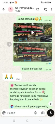 Testimonial Papan Bunga citaleus