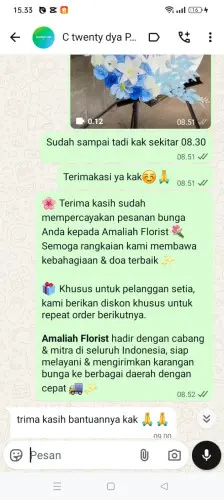 Testimonial Standing Flower citaleus